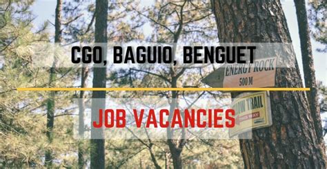 Work in baguio Jobs in Baguio City Benguet .